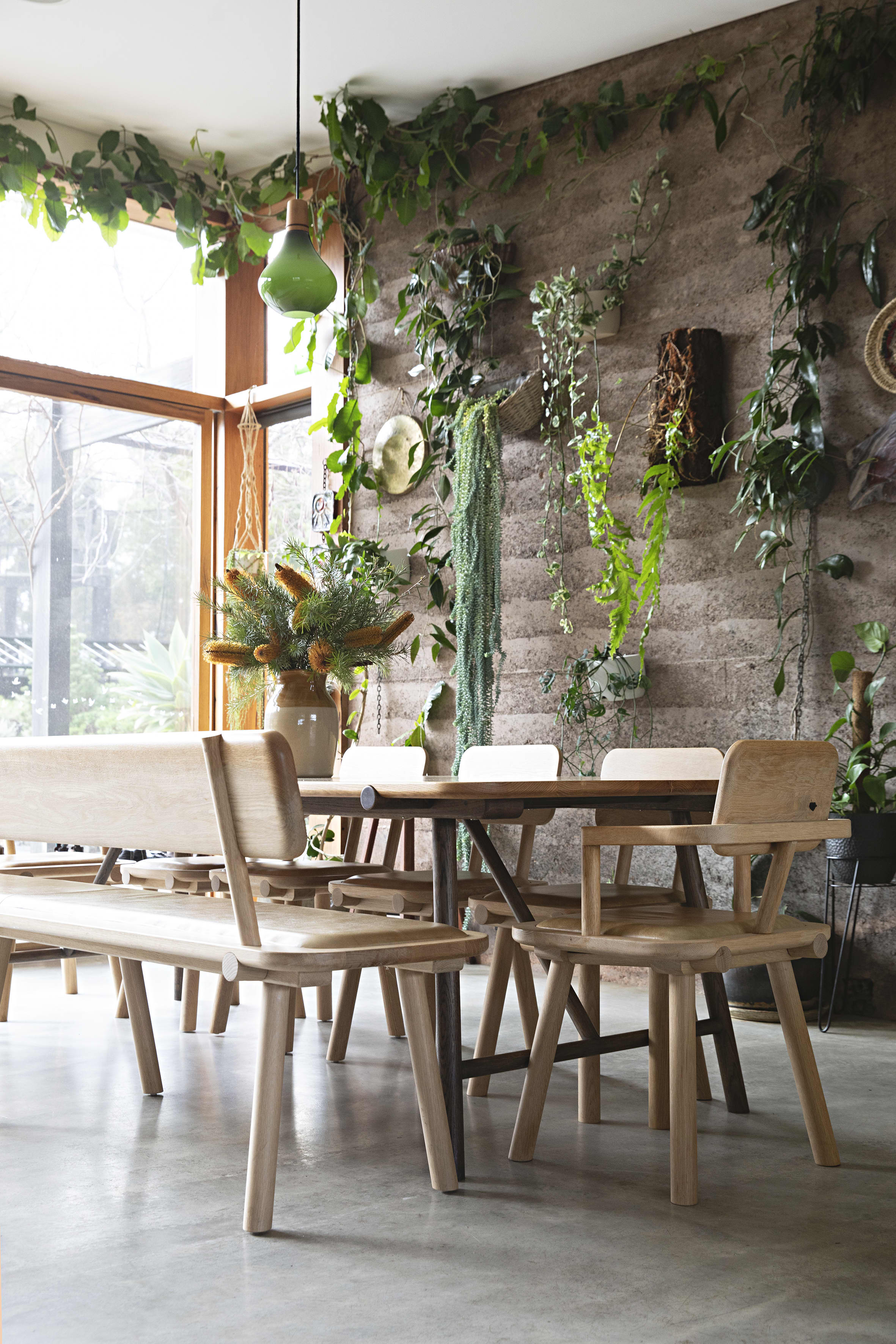 Modern Plant Filled Handmade Furniture Australia Home Tour Apartment